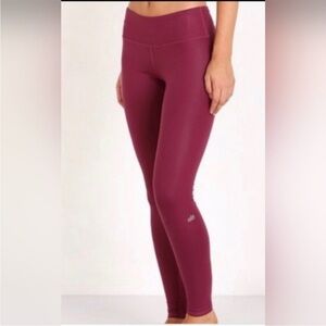 Alo Yoga Airbrush Leggings Dark Red
